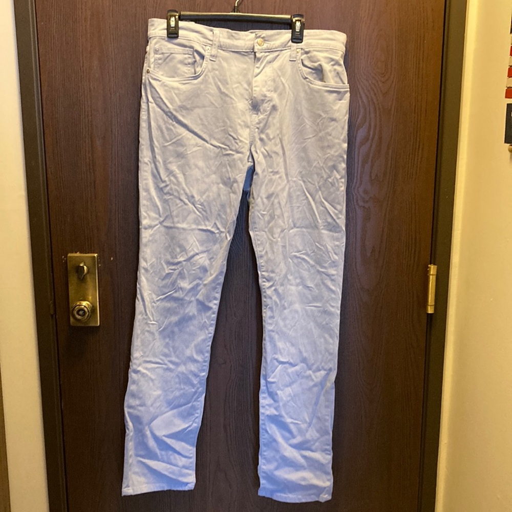 Joes jeans light gray size 10 34 inseam